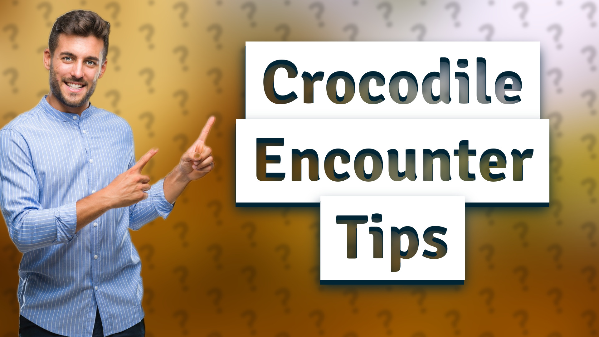 Crocodile Encounter Tips