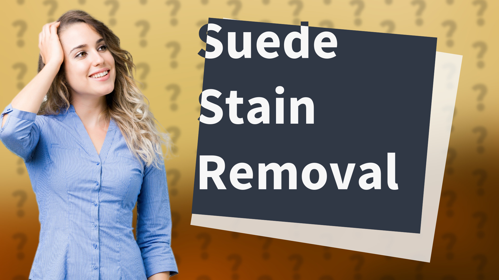 Suede Stain Removal