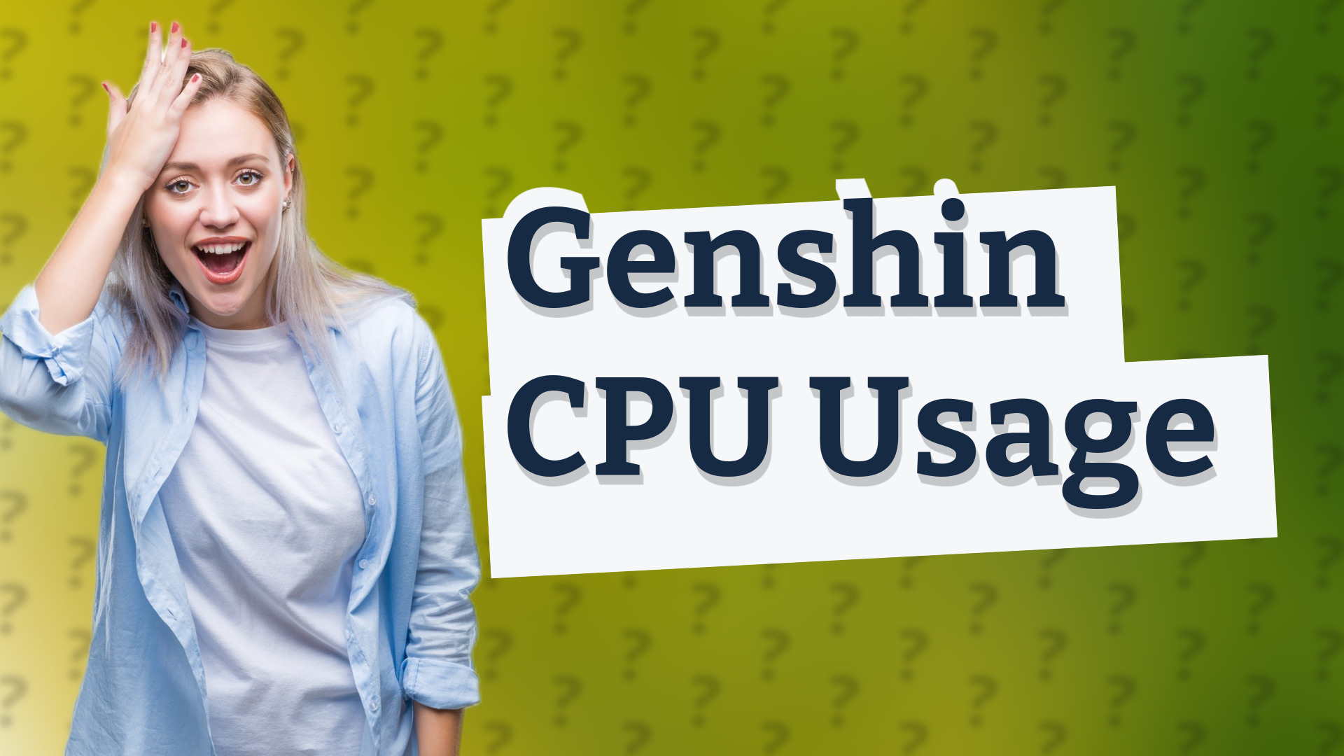 Genshin CPU Usage