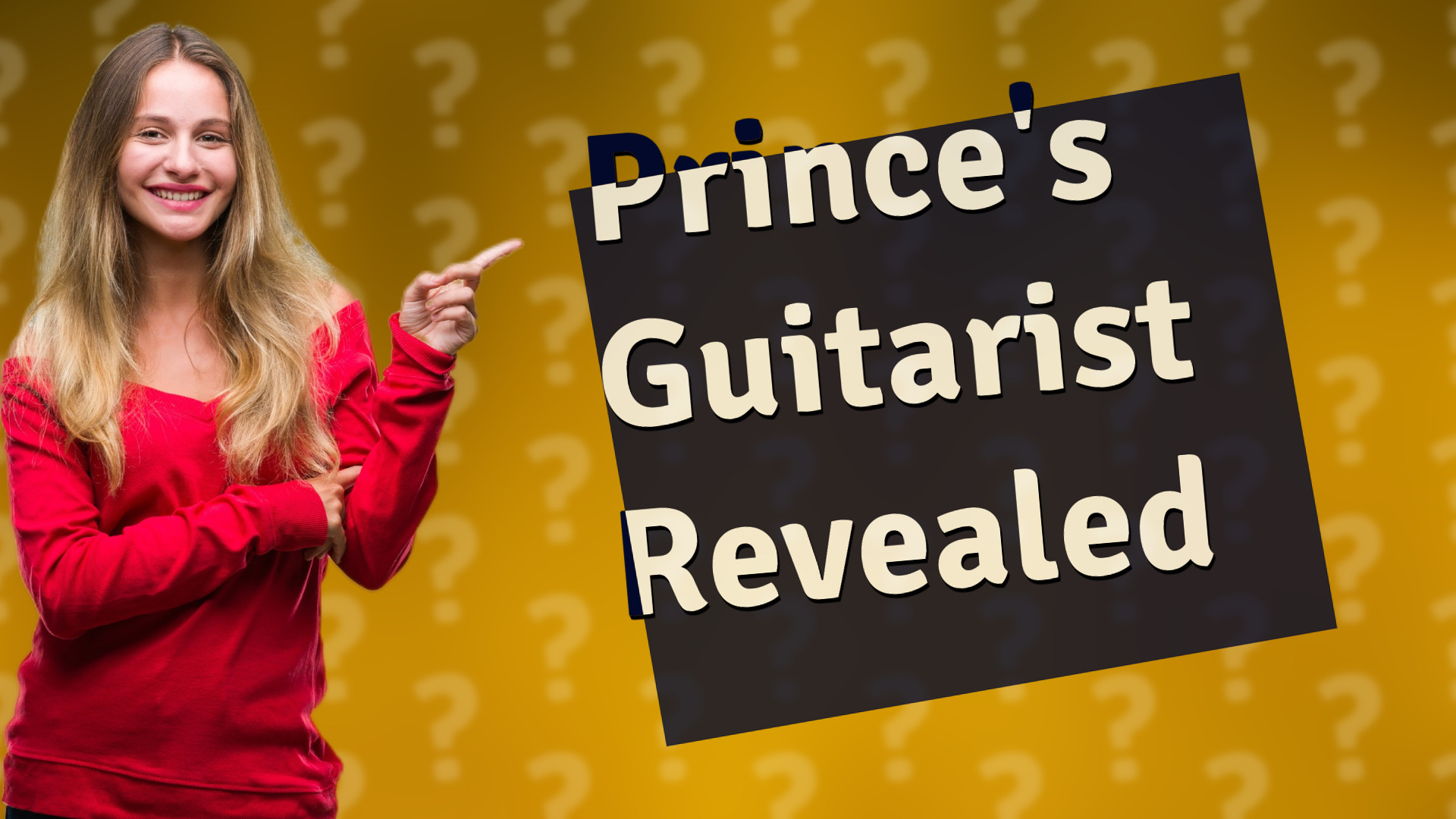 Prince's Guitarist Revealed