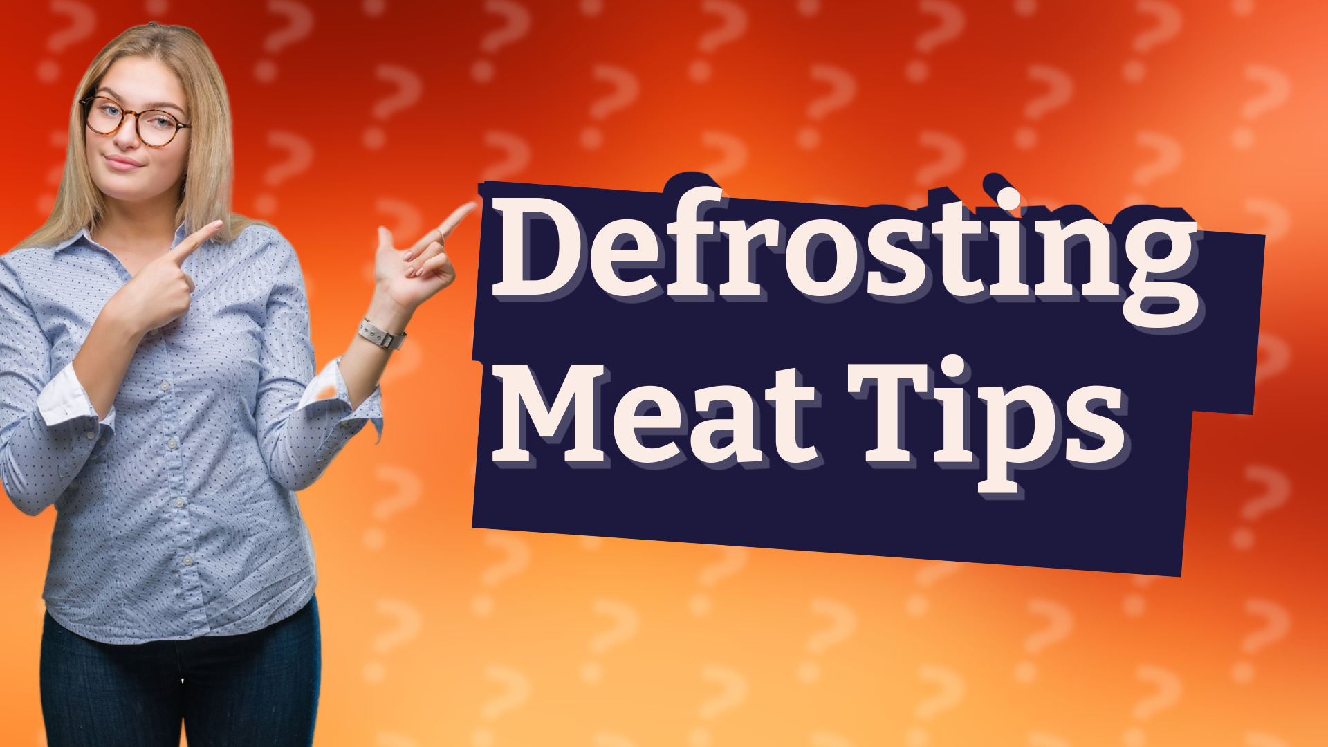 Defrosting Meat Tips