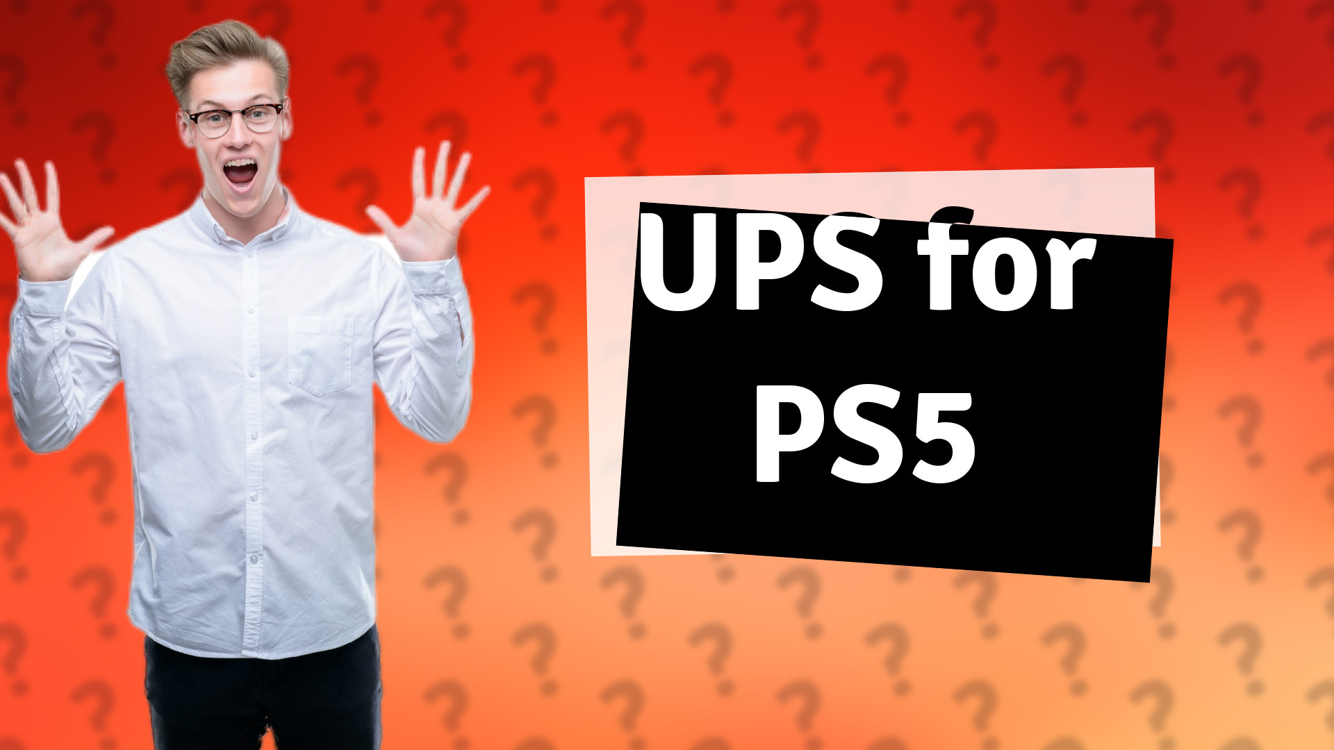 UPS for PS5