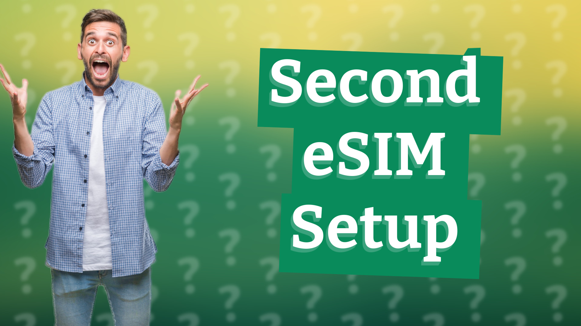 Second eSIM Setup
