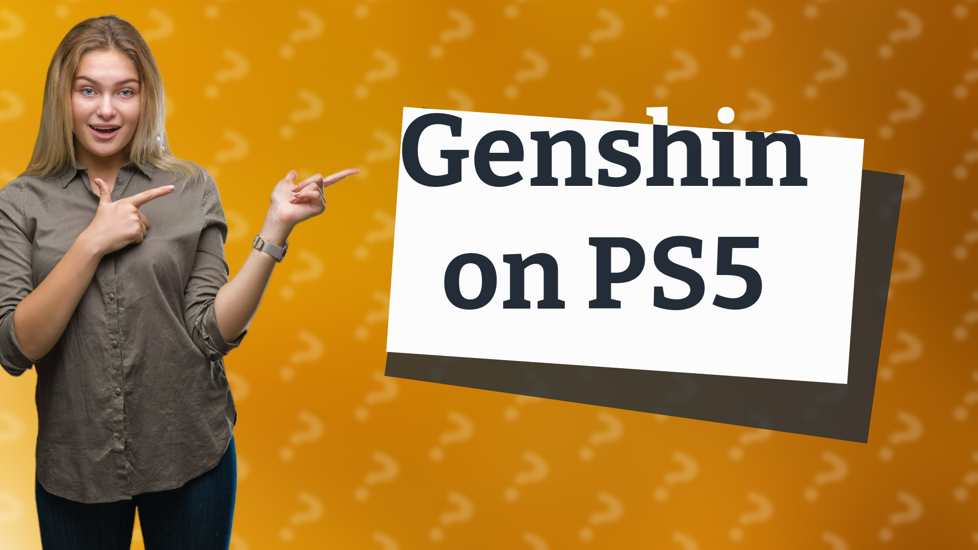 Genshin on PS5