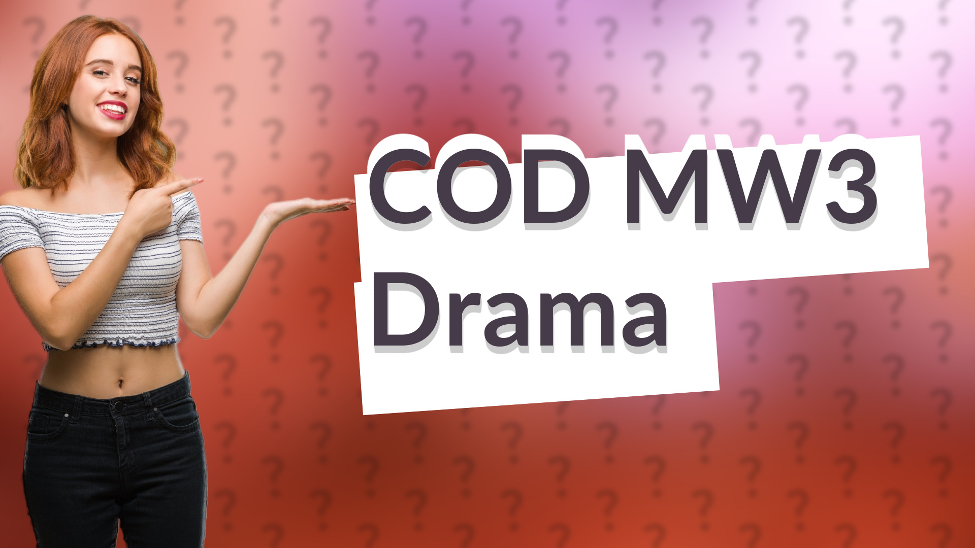 COD MW3 Drama