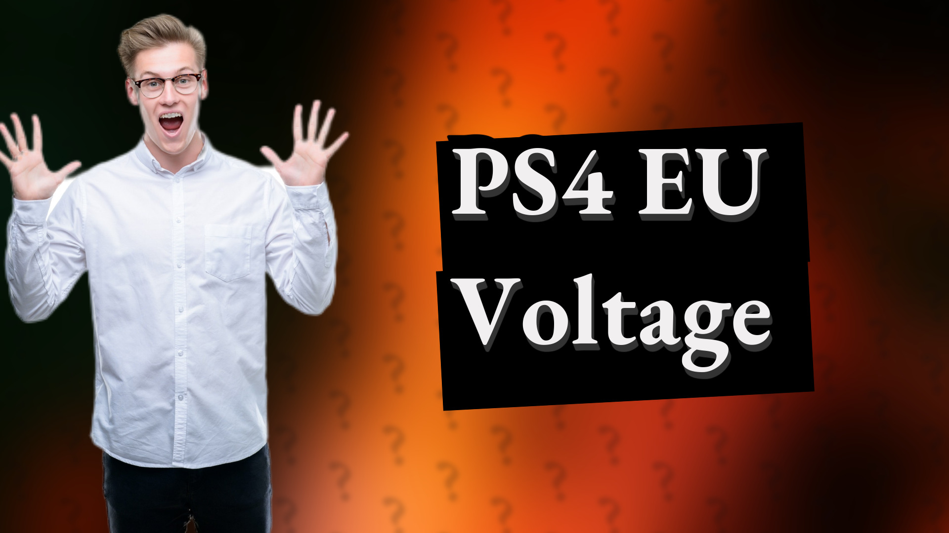 PS4 EU Voltage