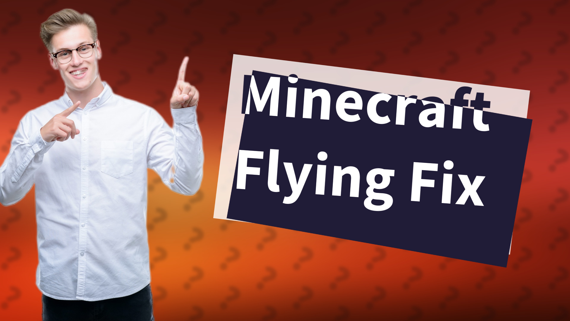 Minecraft Flying Fix