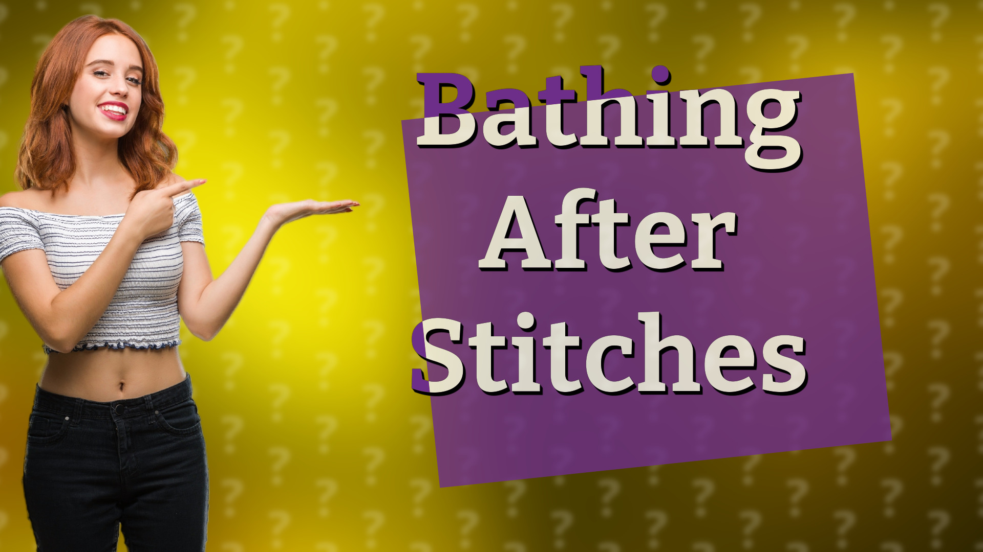 Bathing After Stitches