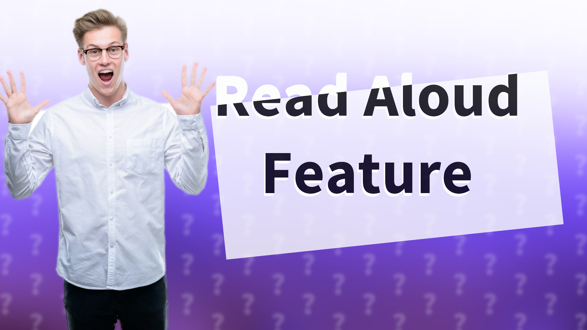 Read Aloud Feature
