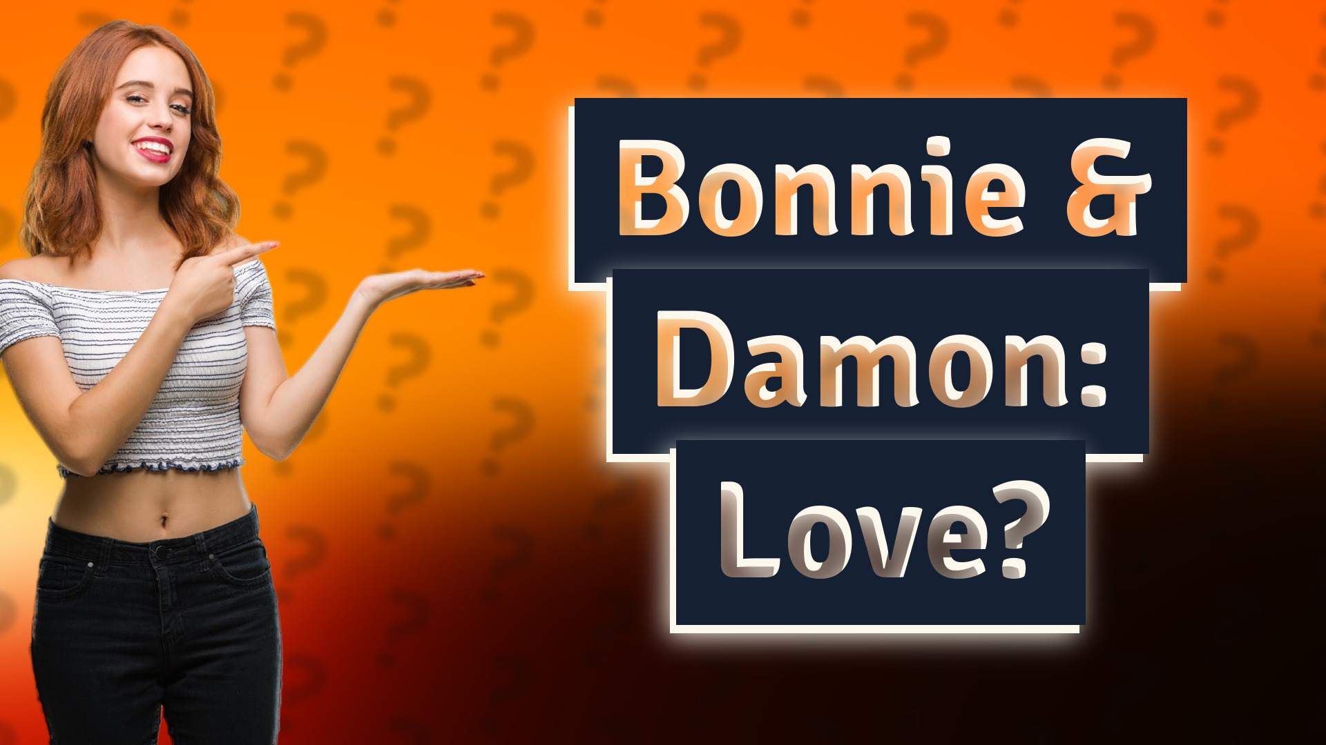 Bonnie & Damon: Love?
