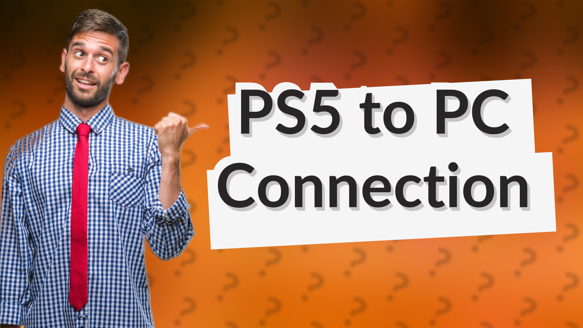 PS5 to PC Connection