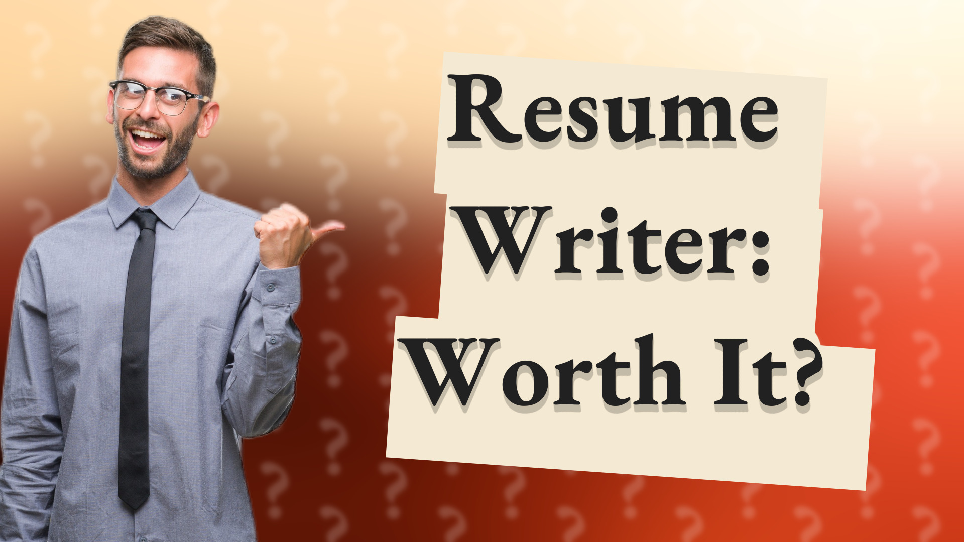 Resume Writer: Worth It?