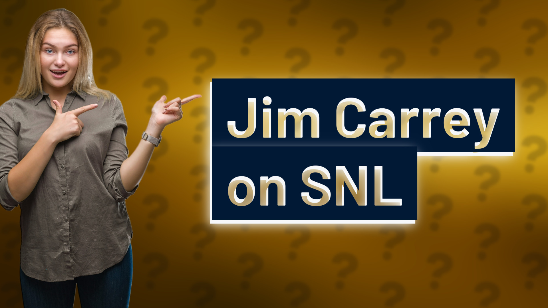 Jim Carrey on SNL