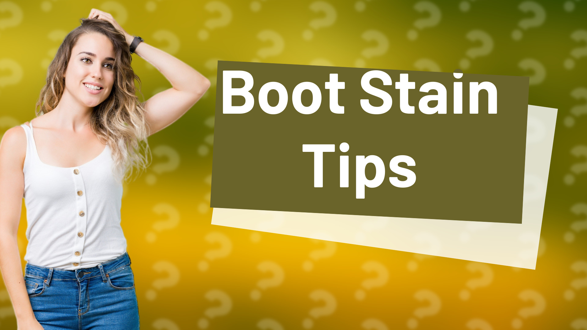 Boot Stain Tips