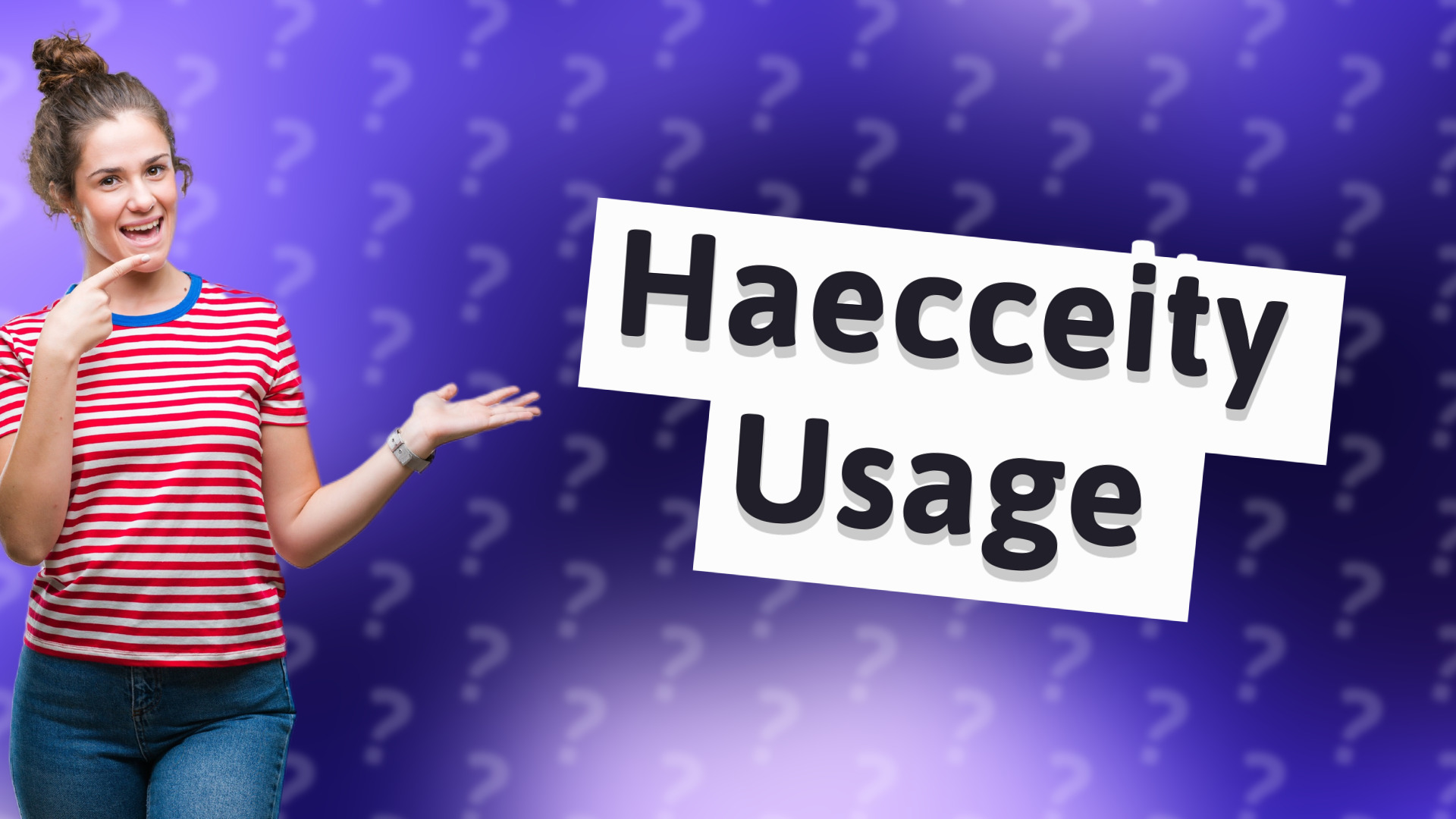 Haecceity Usage