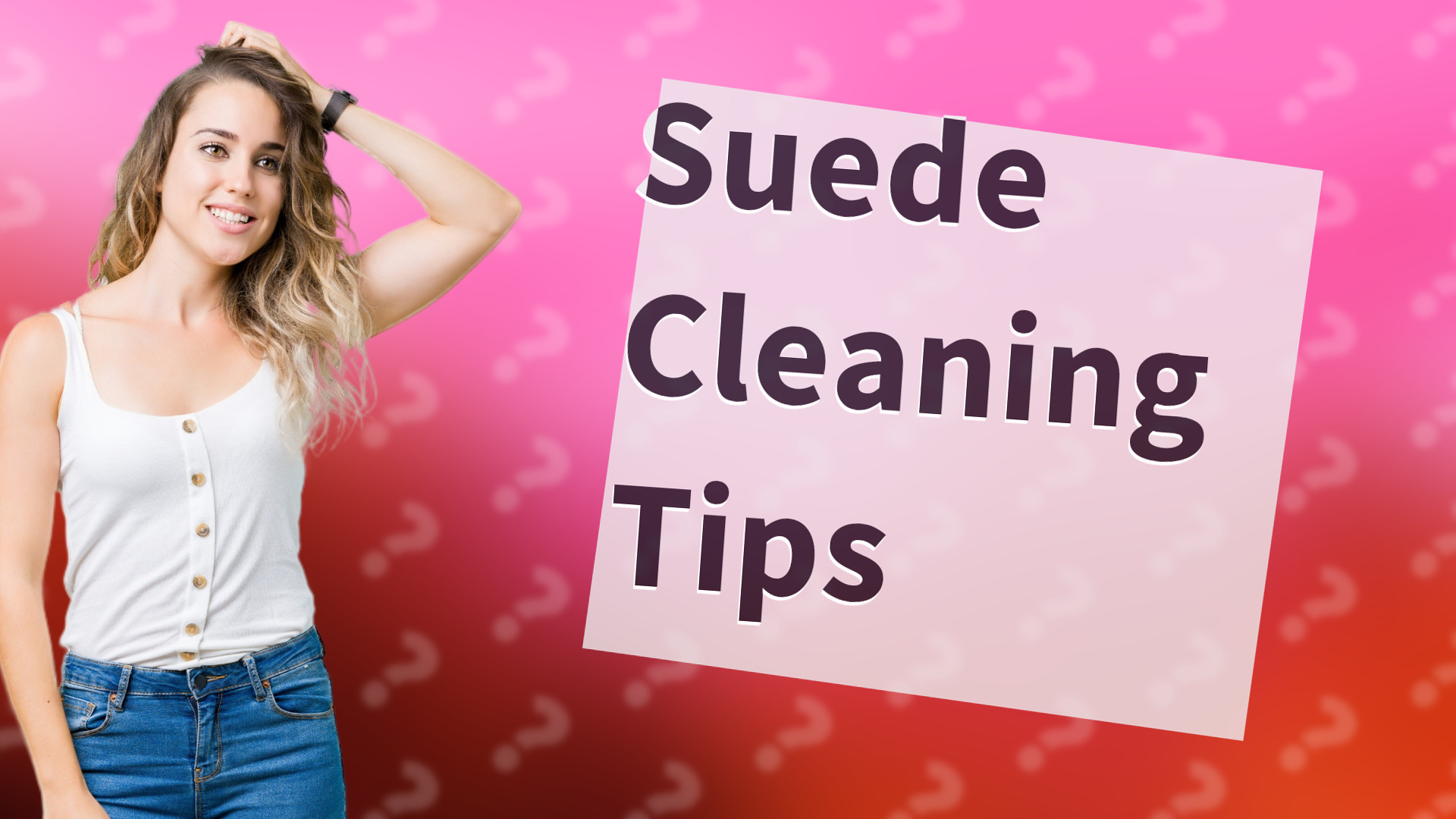 Suede Cleaning Tips