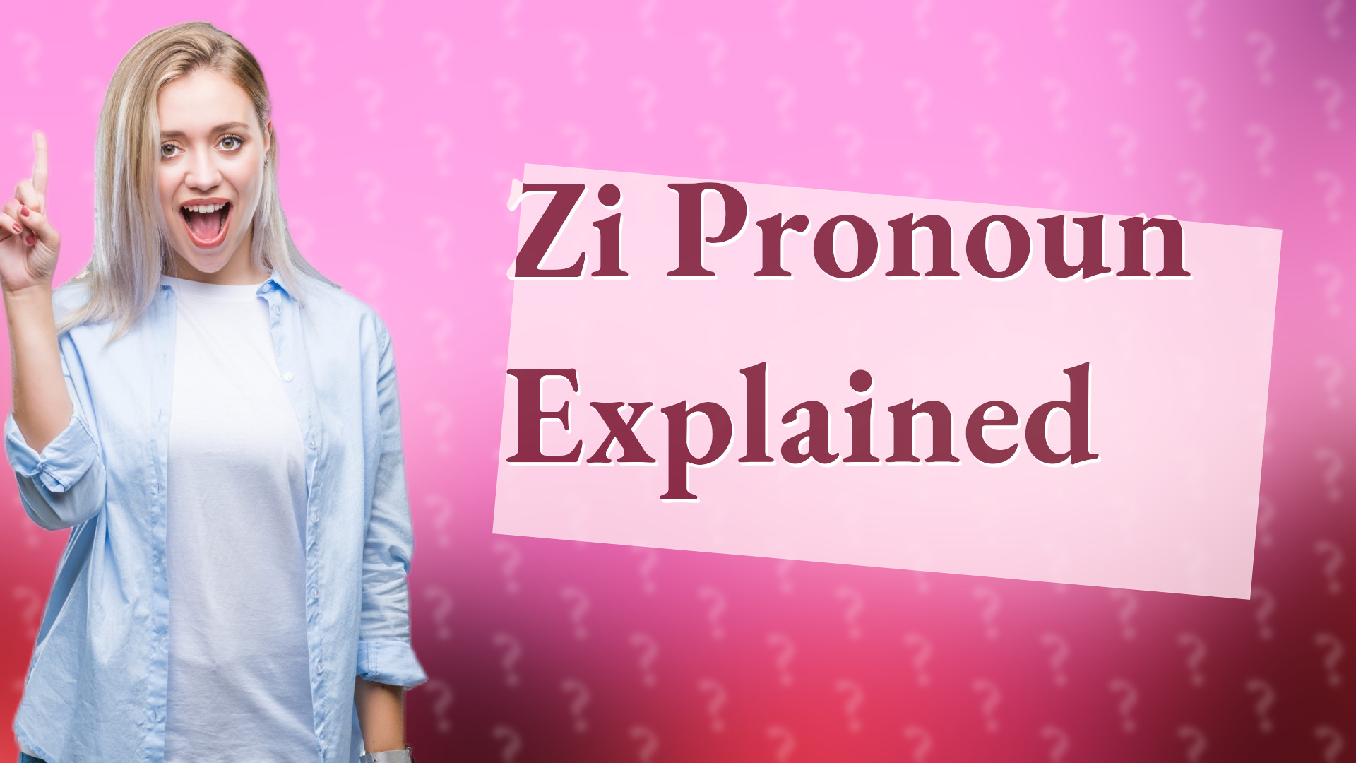 Zi Pronoun Explained