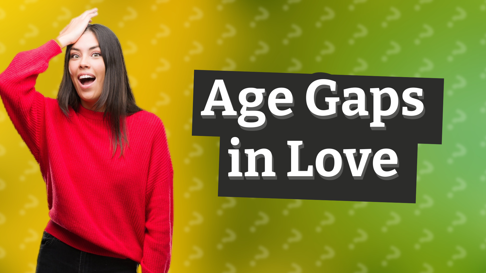 Age Gaps in Love