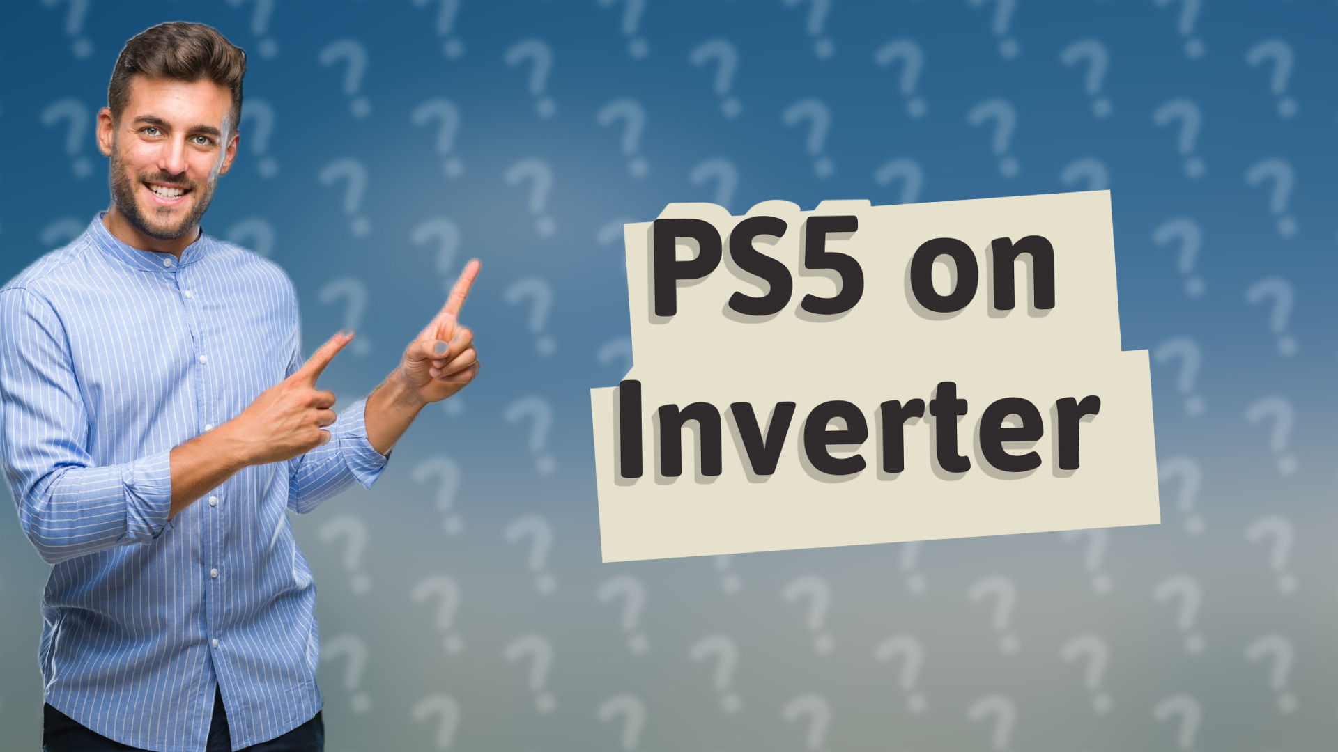 PS5 on Inverter