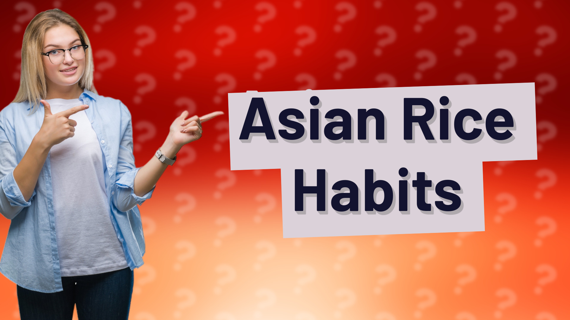 Asian Rice Habits