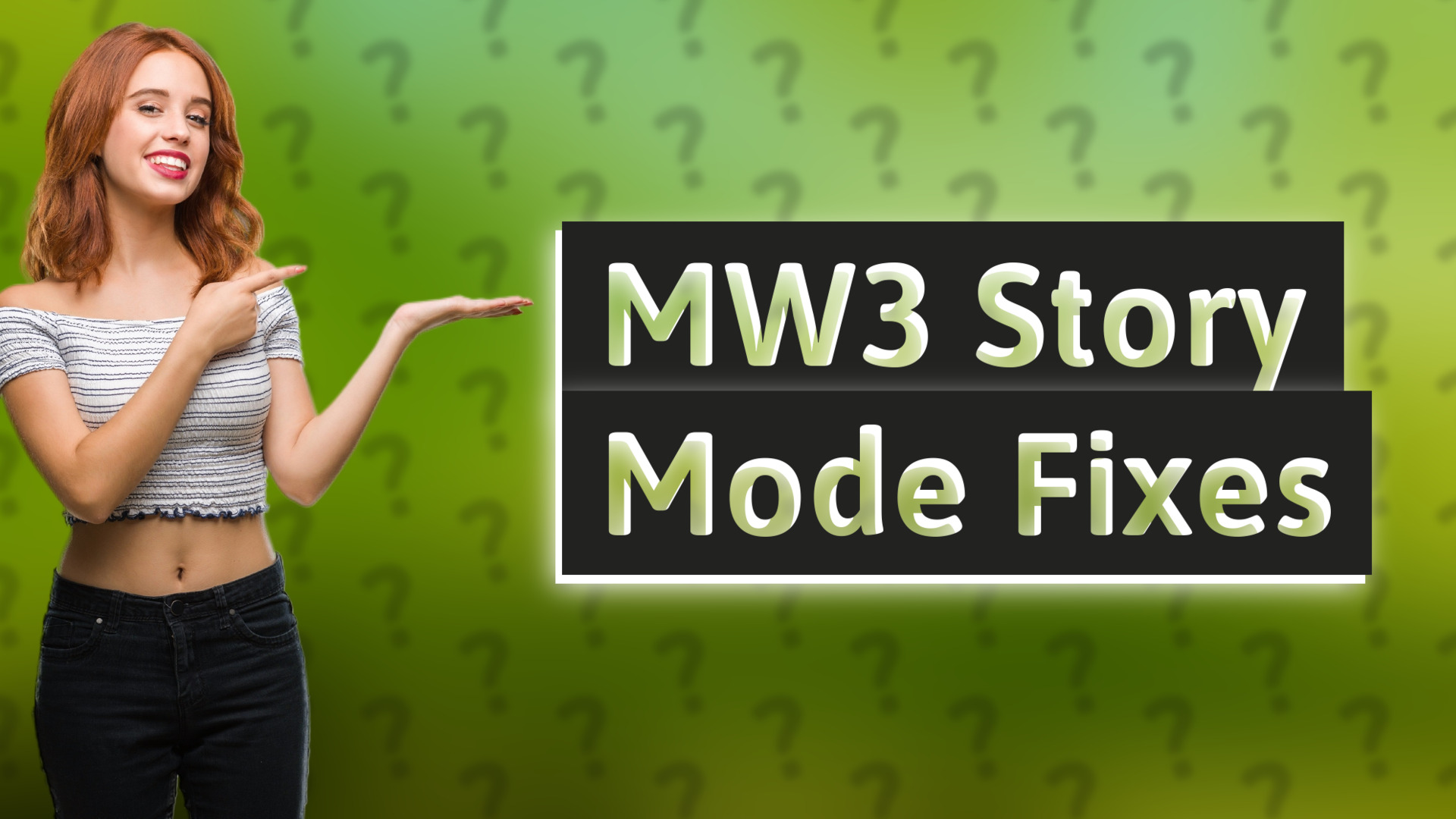 MW3 Story Mode Fixes