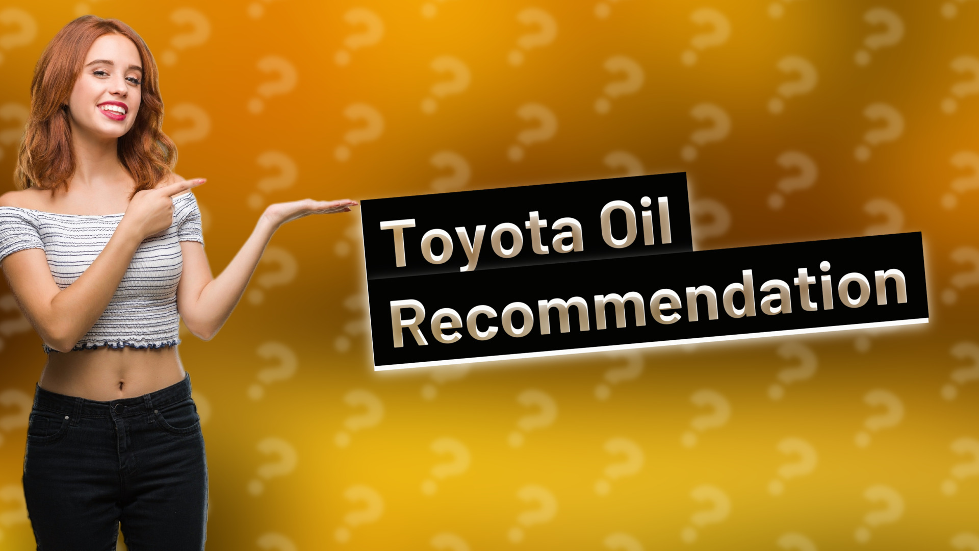 Toyota Oil Recommendation