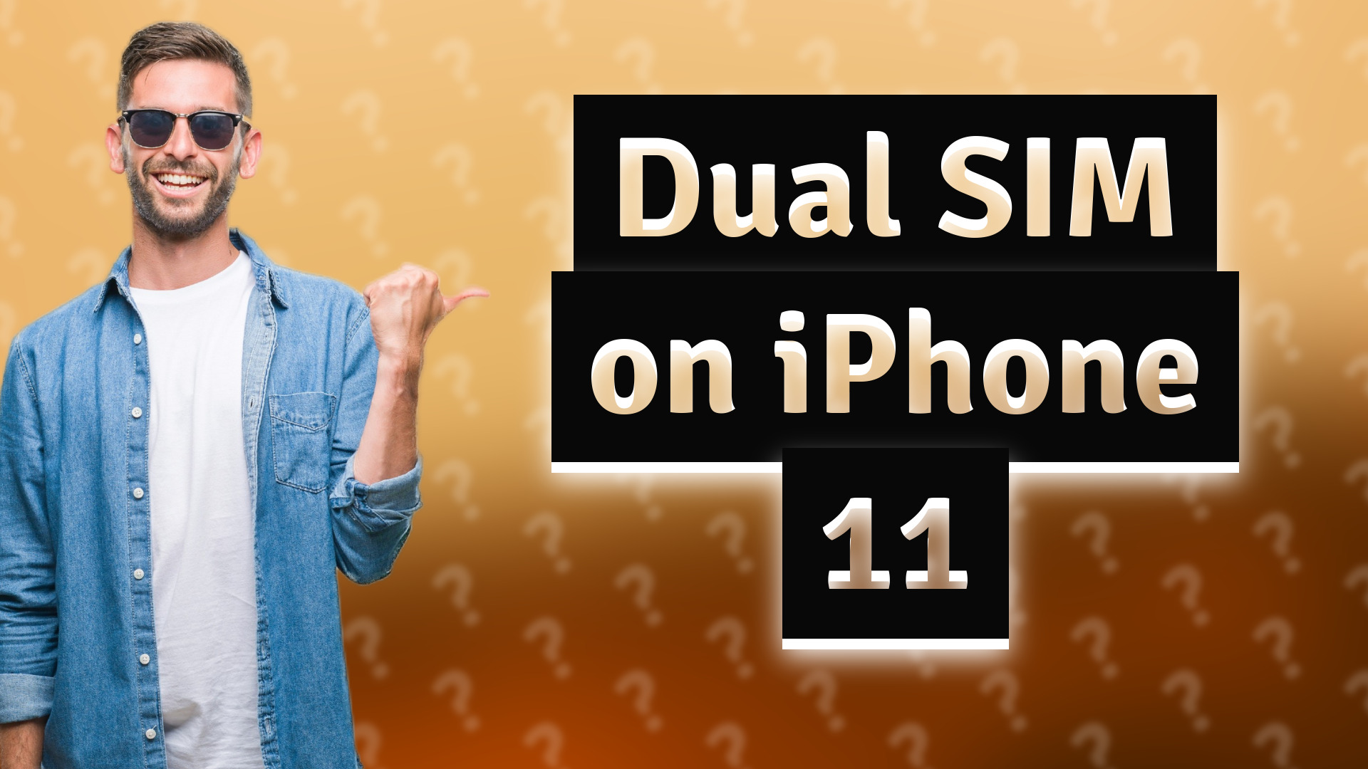 Dual SIM on iPhone 11