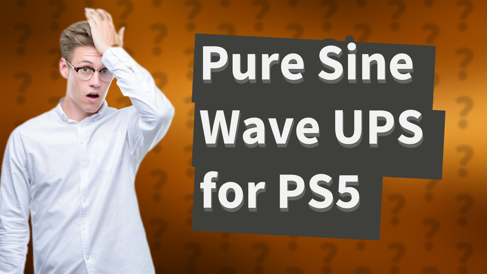 Pure Sine Wave UPS for PS5
