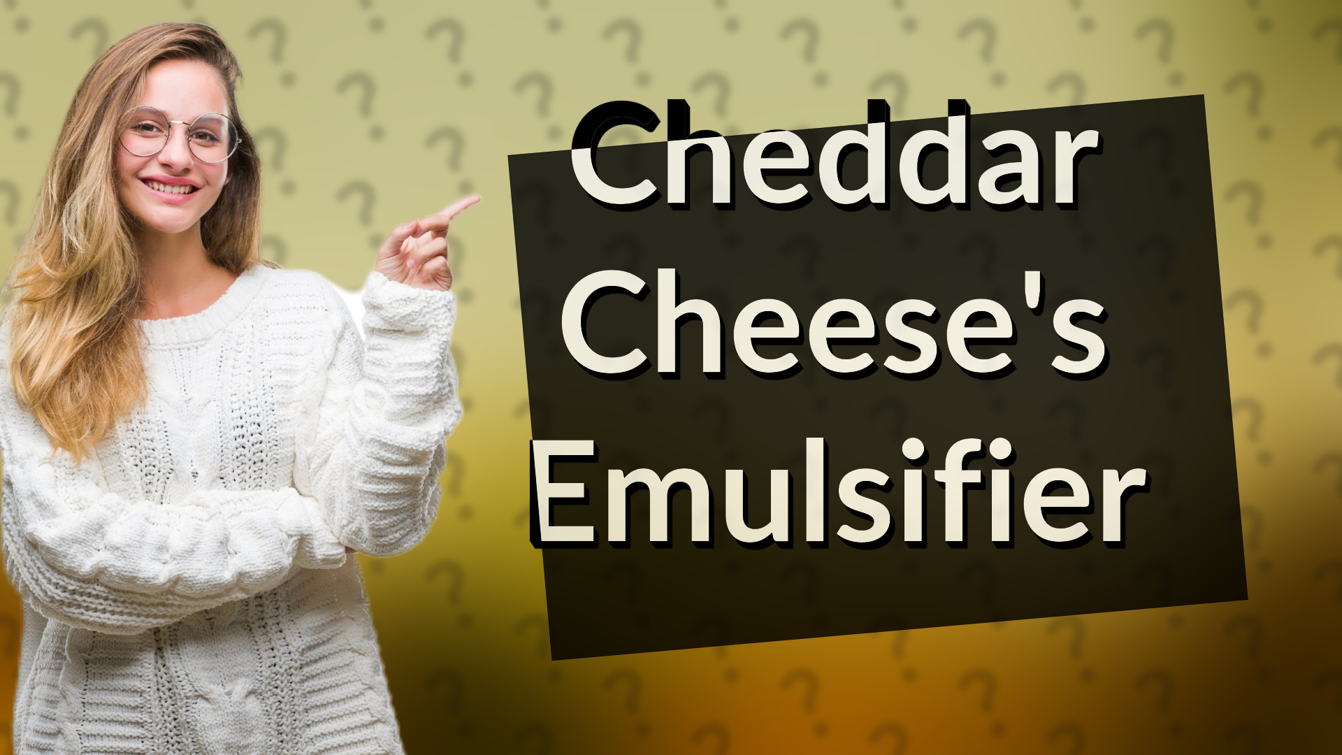 Cheddar Cheese's Emulsifier
