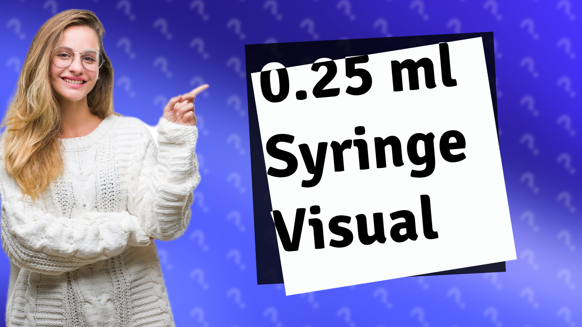 0.25 ml Syringe Visual