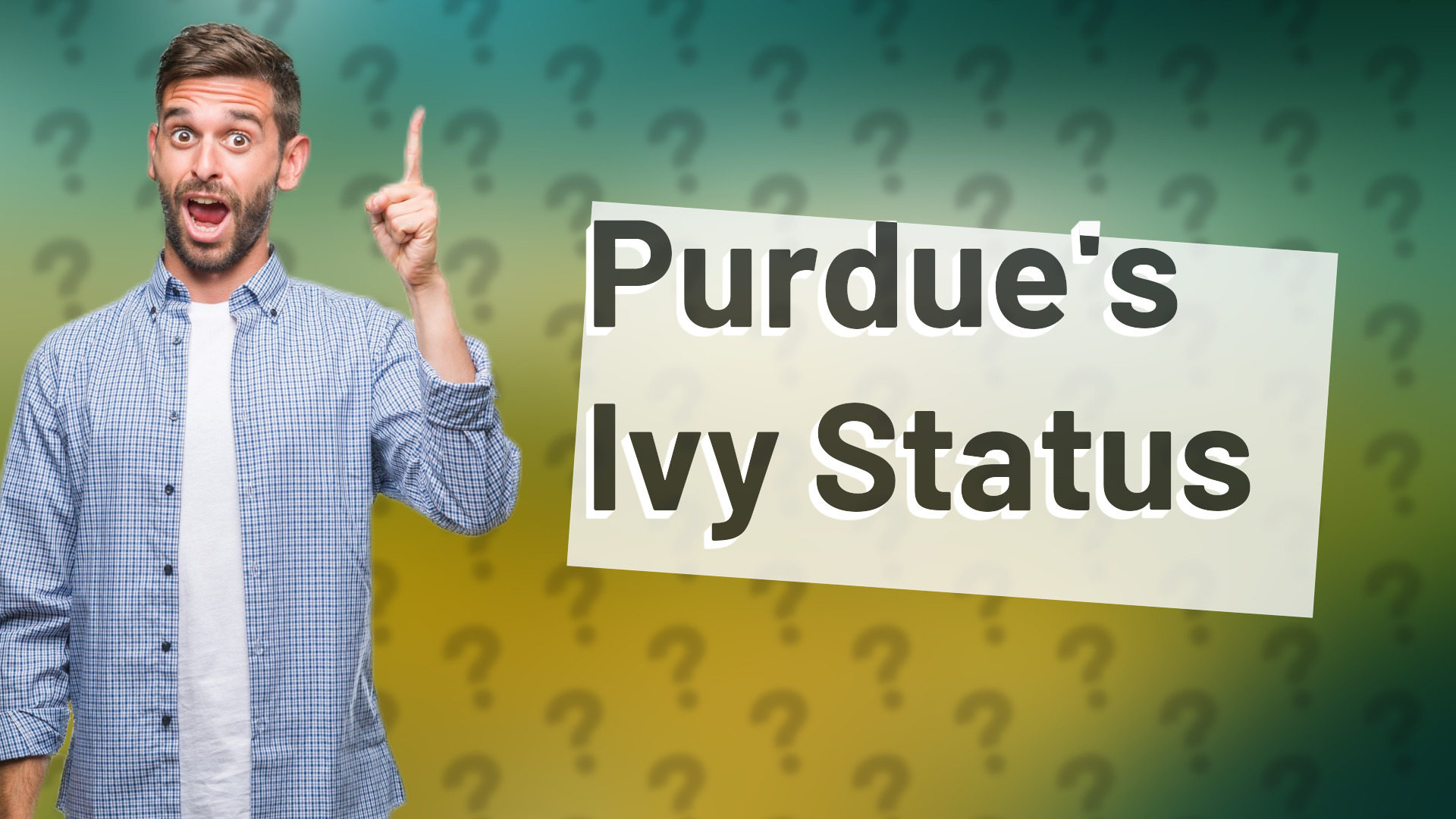 Purdue's Ivy Status