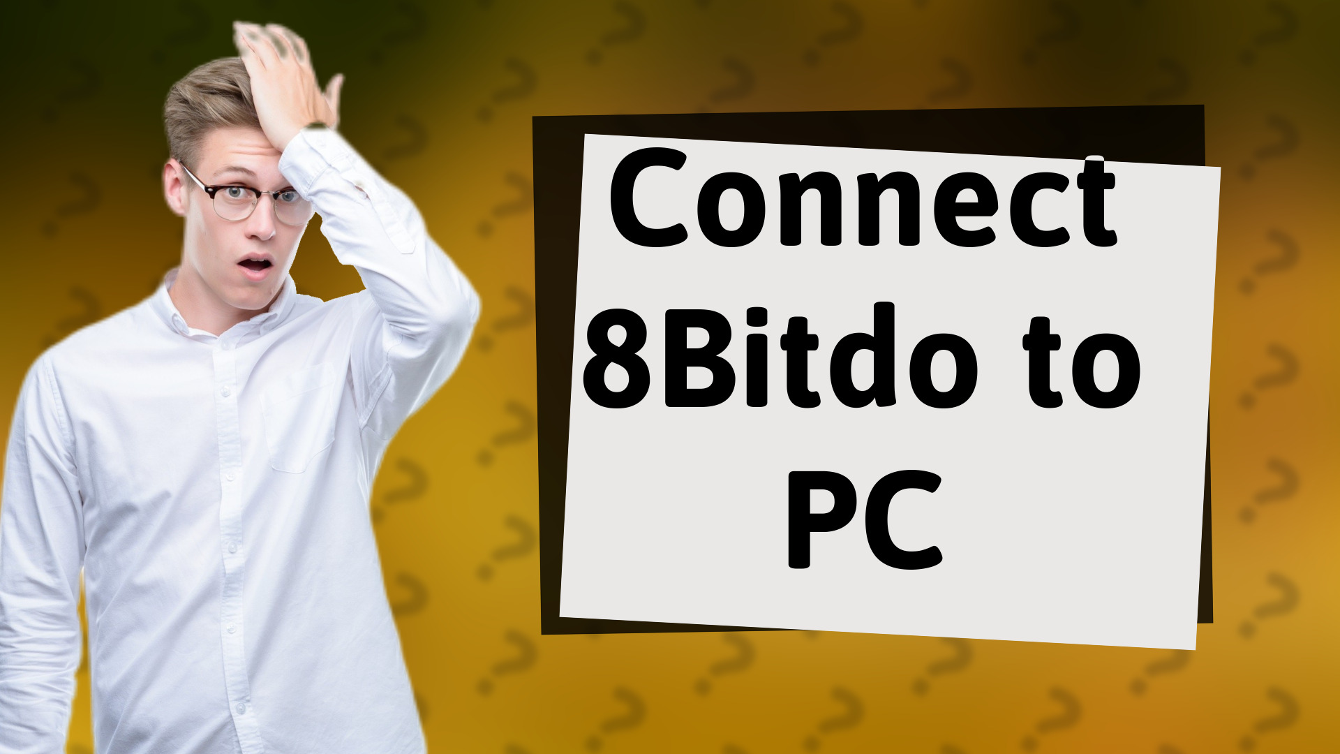 Connect 8Bitdo to PC