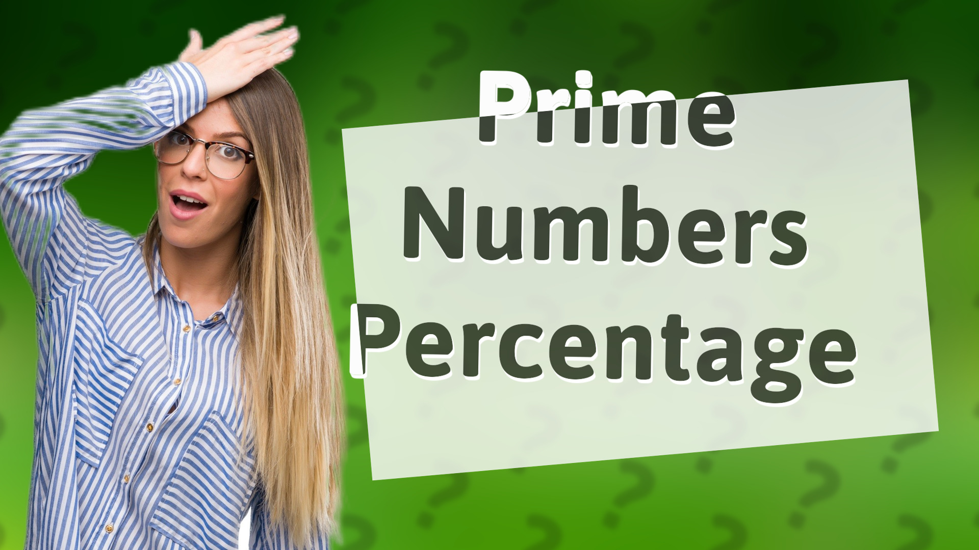 Prime Numbers Percentage