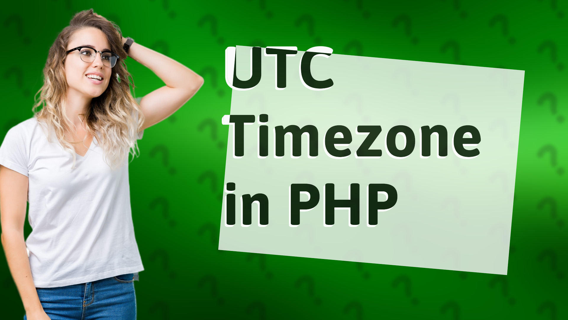 UTC Timezone in PHP