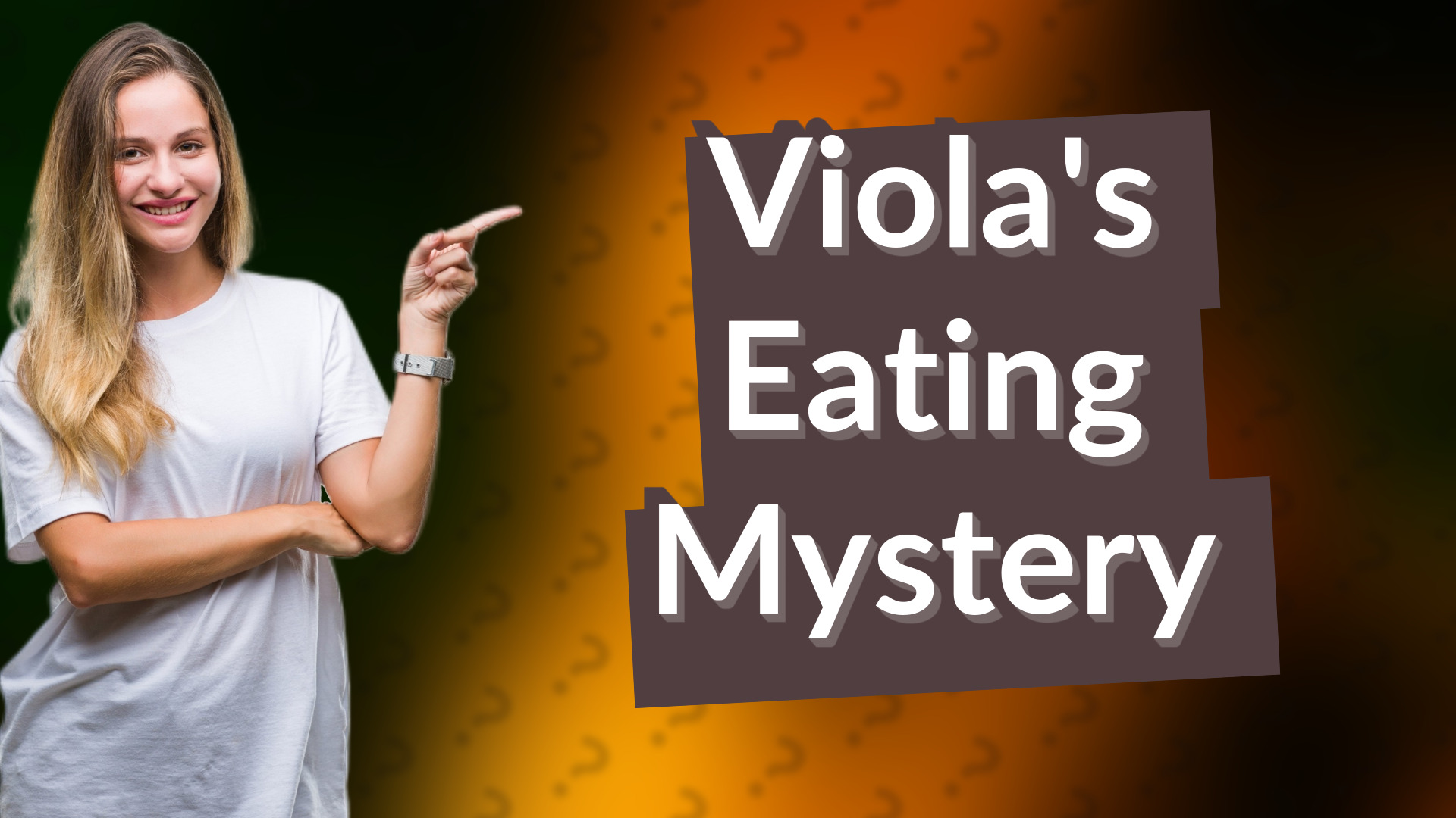 Viola's Eating Mystery