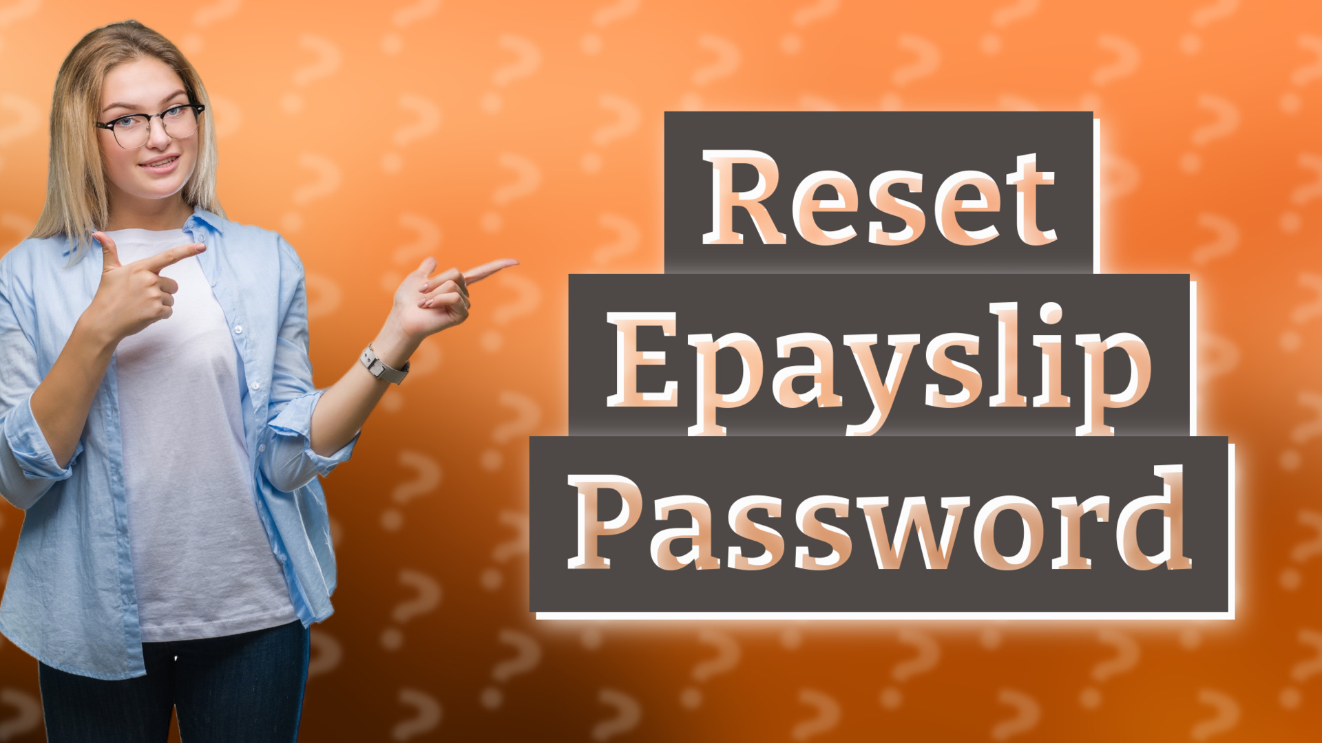 Reset Epayslip Password