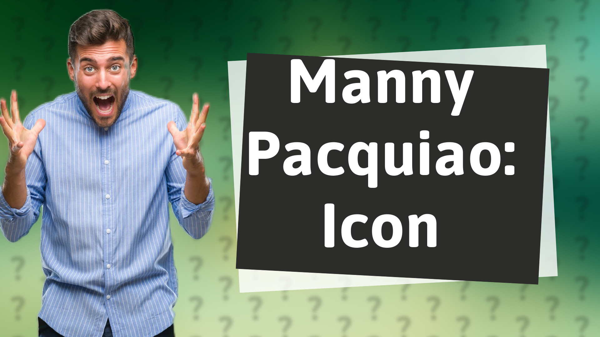Manny Pacquiao: Icon