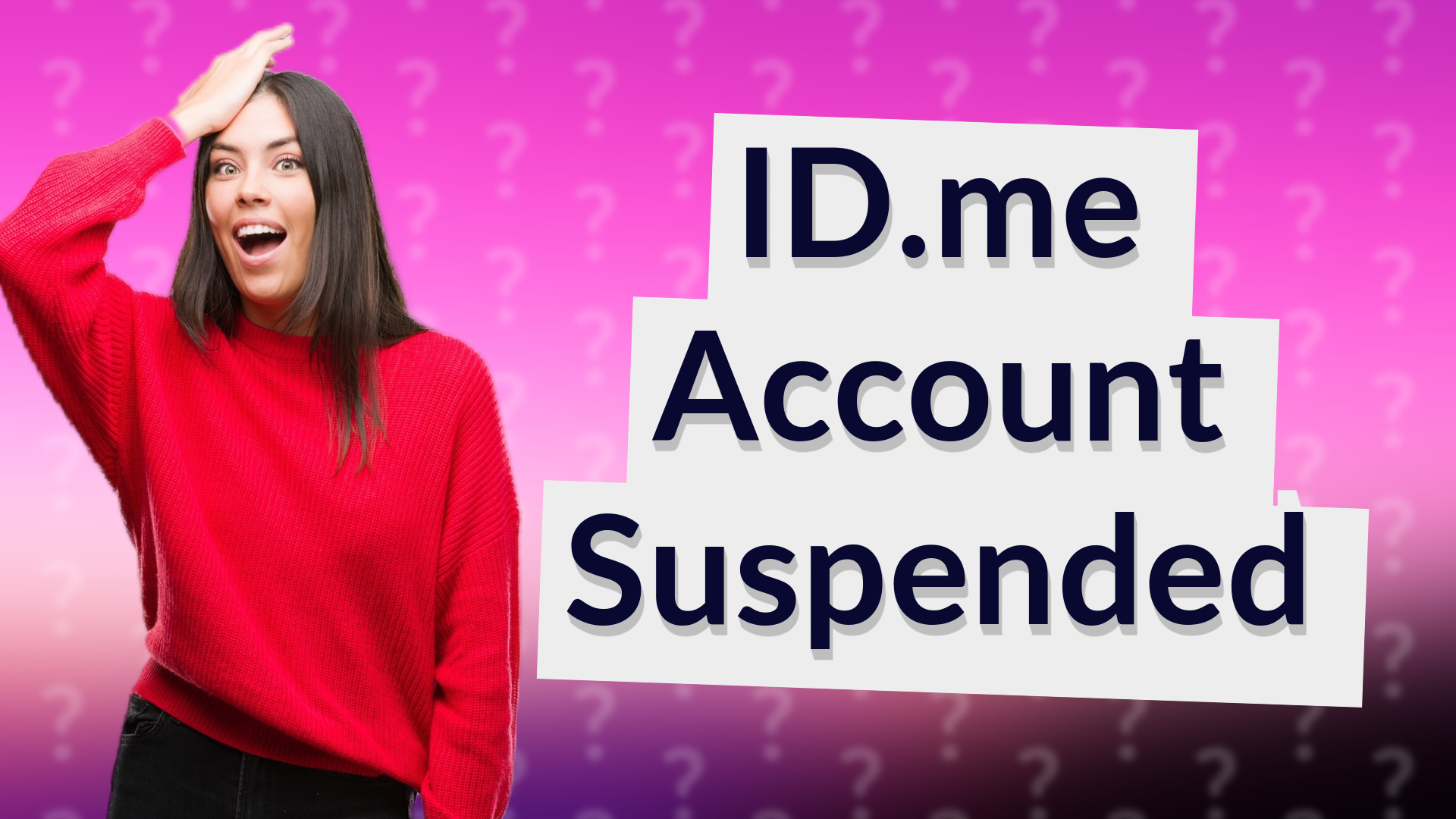 ID.me Account Suspended