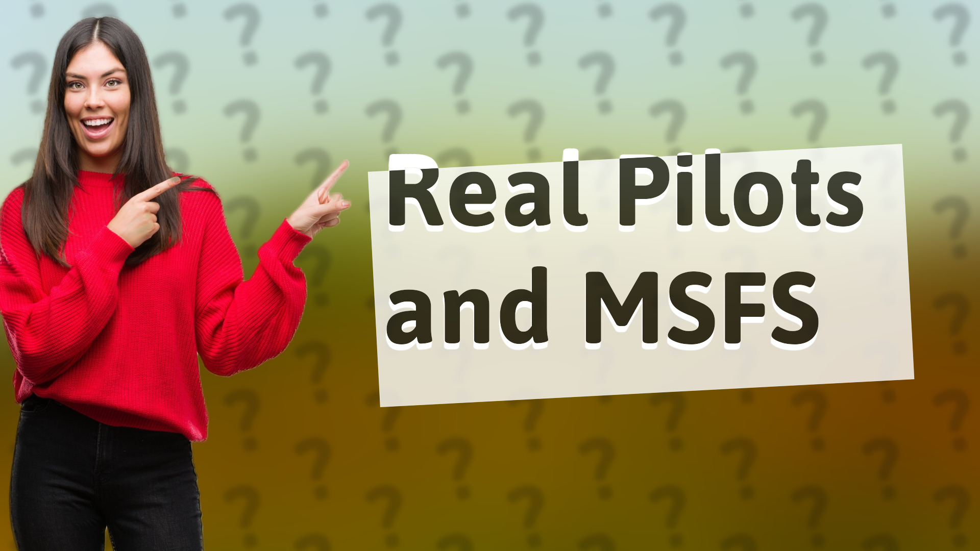 Real Pilots and MSFS