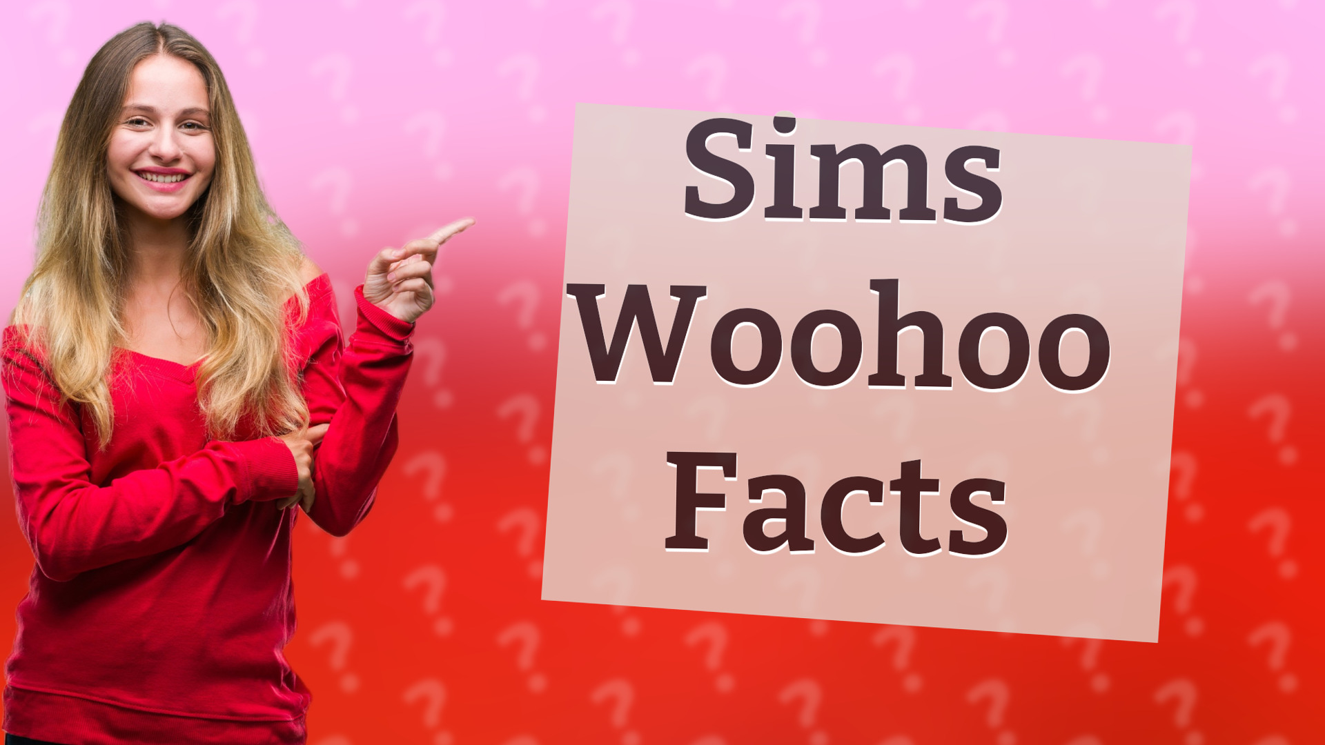 Sims Woohoo Facts