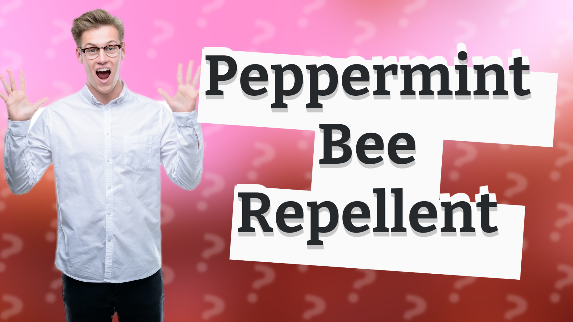 Peppermint Bee Repellent