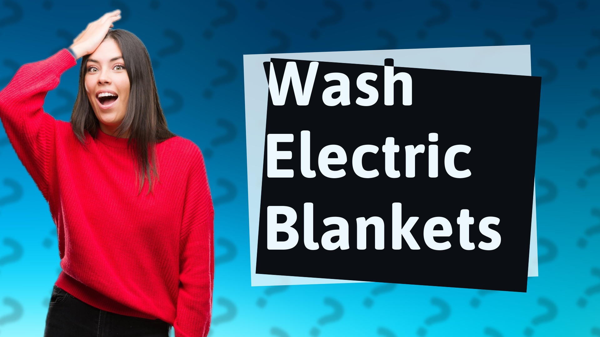 Wash Electric Blankets