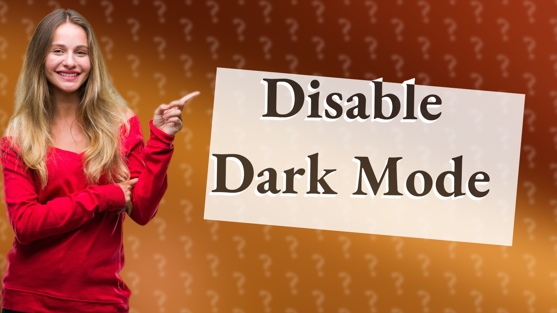 Disable Dark Mode