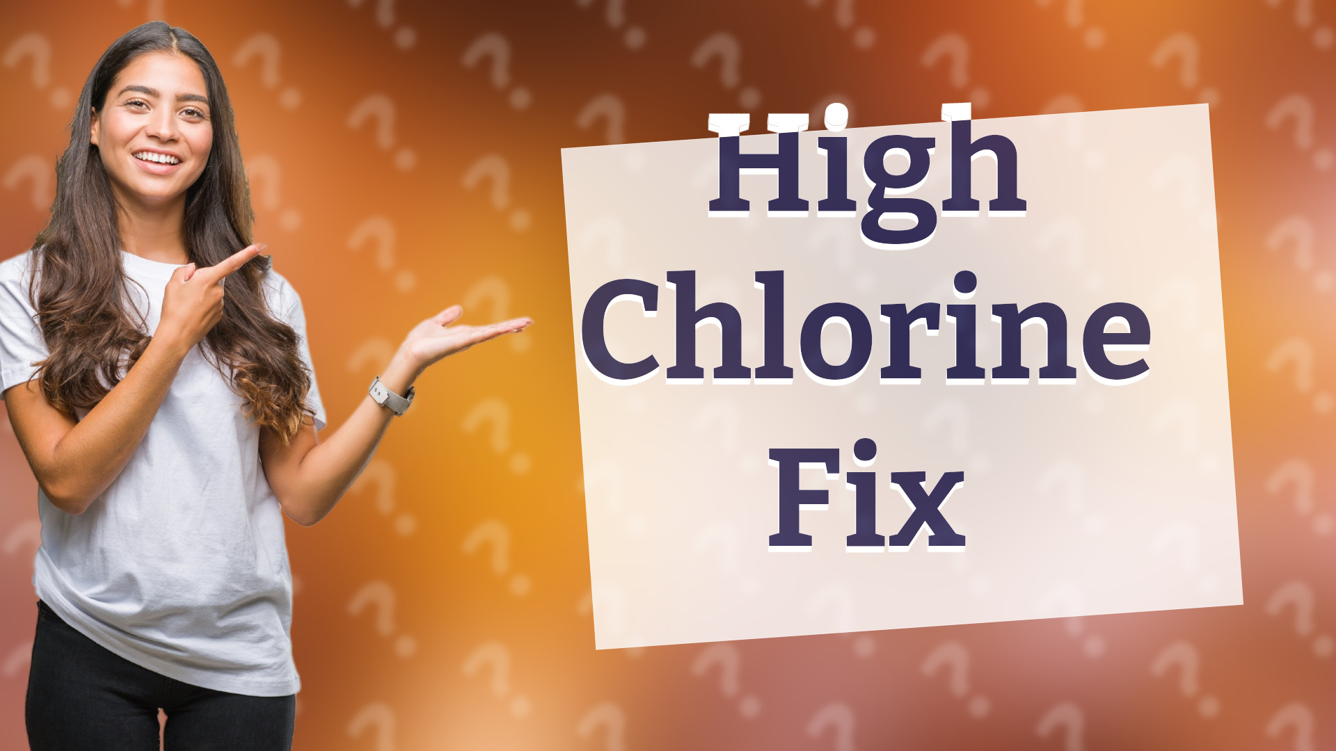 High Chlorine Fix