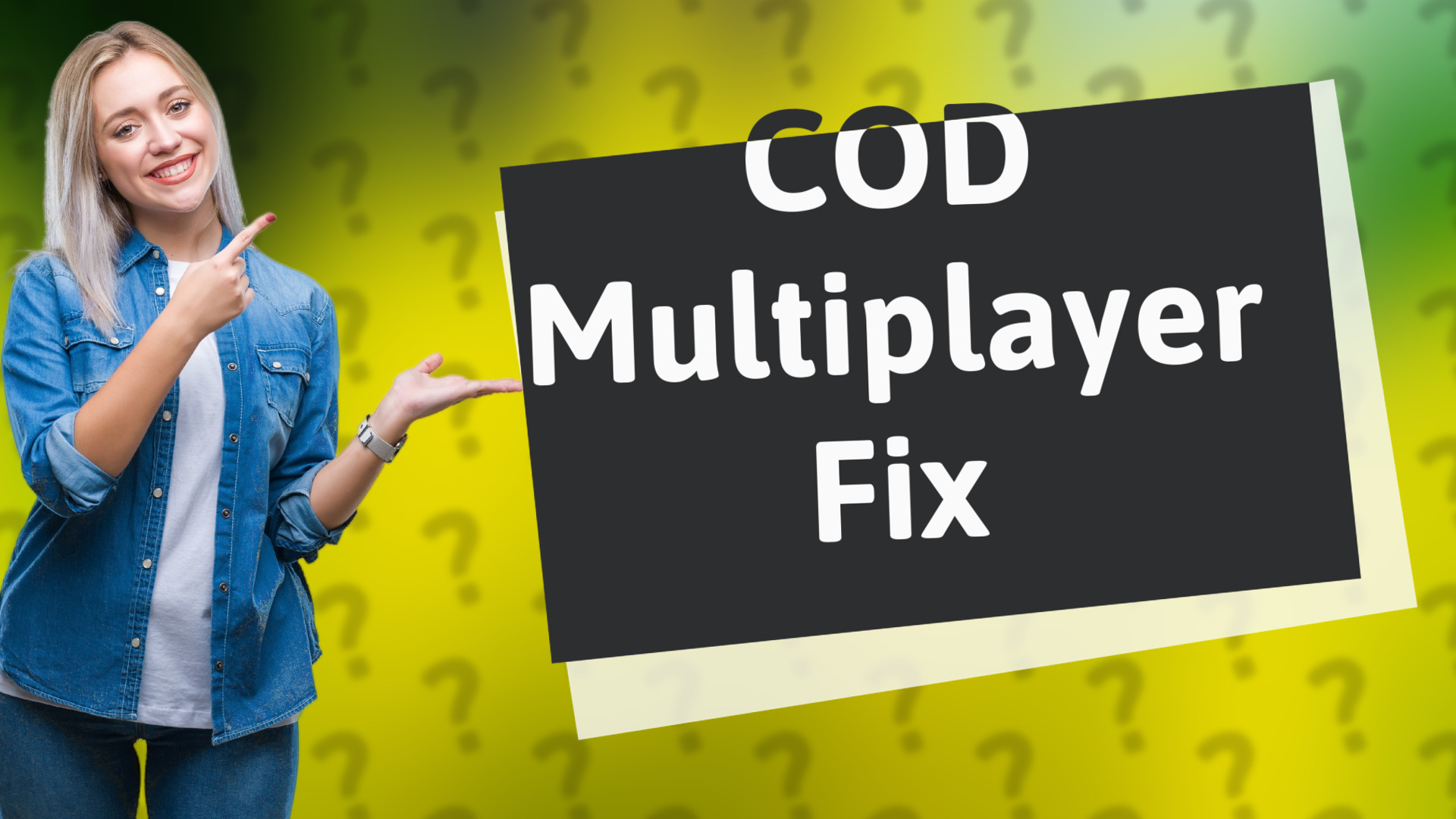 COD Multiplayer Fix