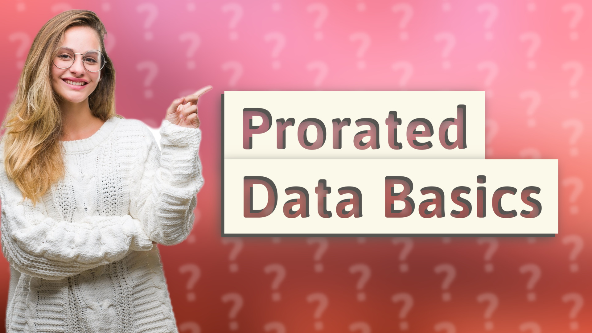 Prorated Data Basics