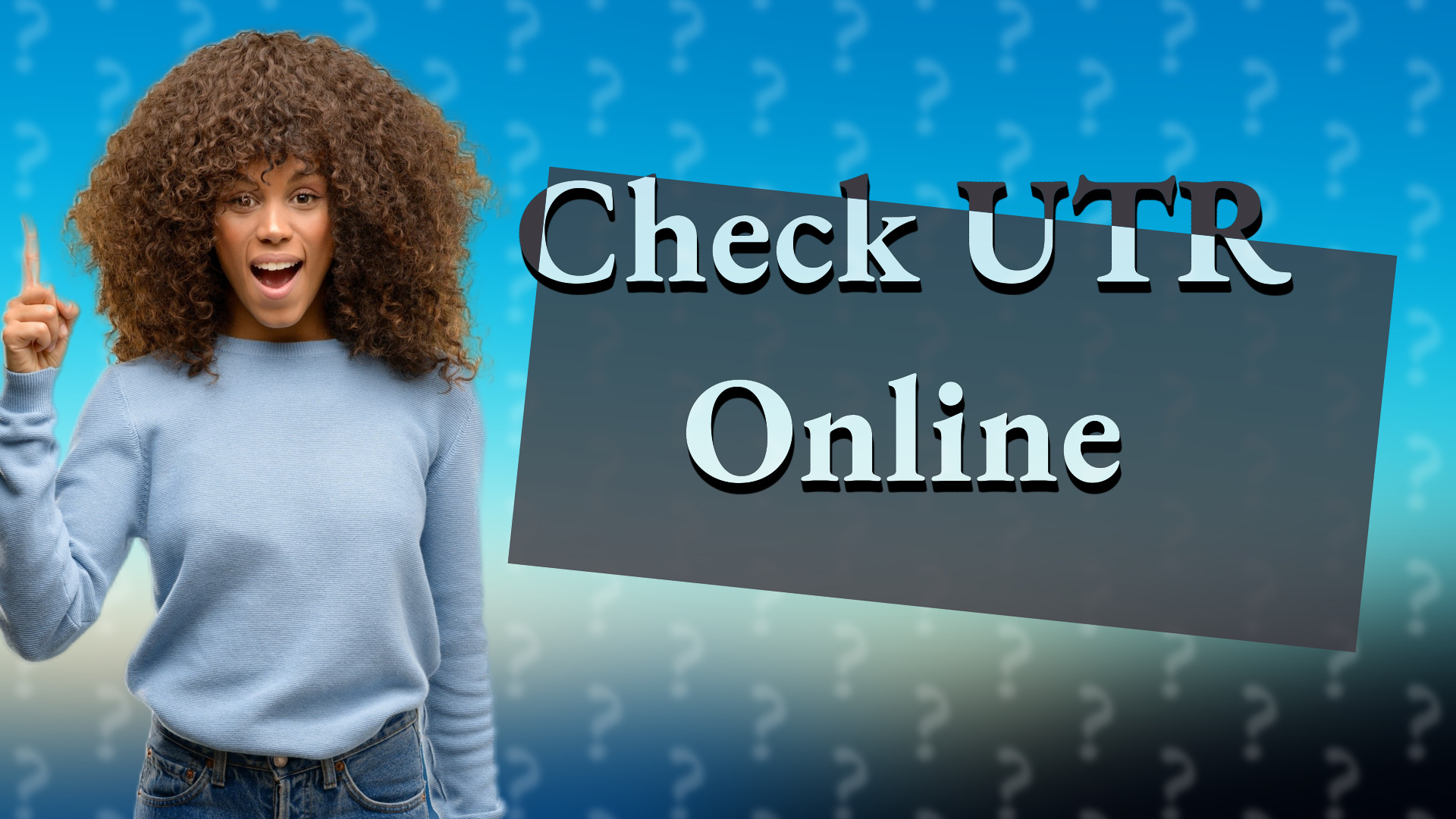 Check UTR Online