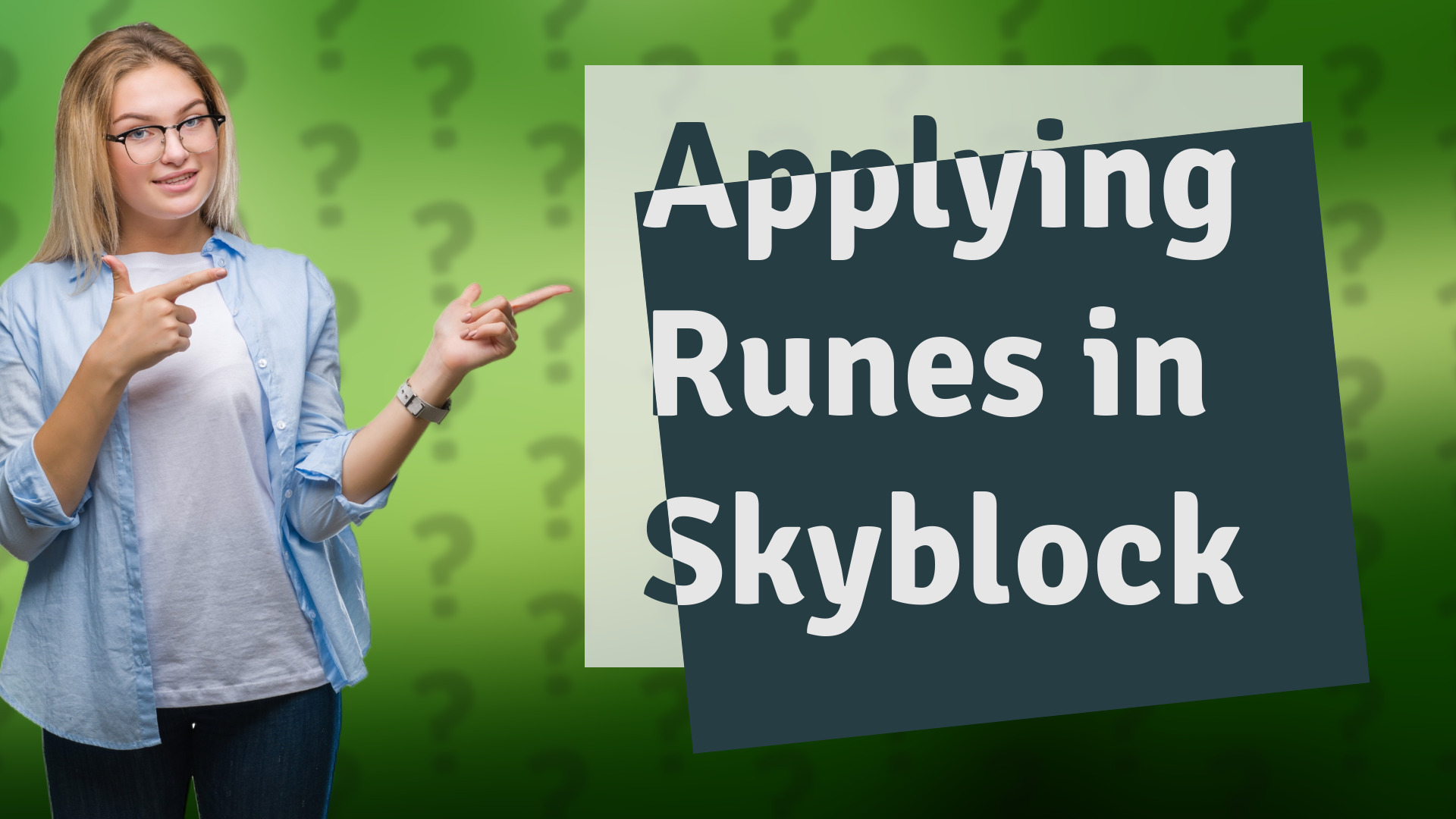 Applying Runes in Skyblock