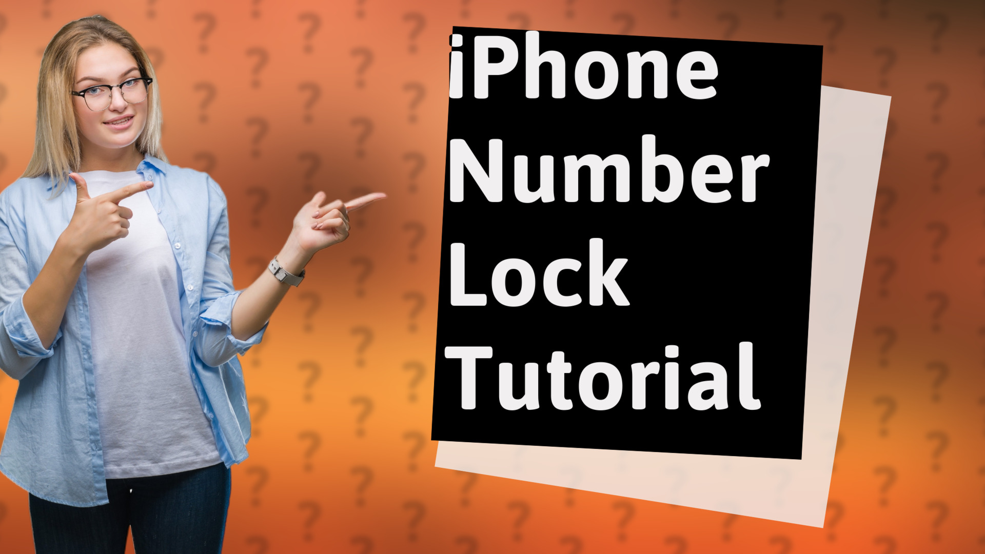 iPhone Number Lock Tutorial