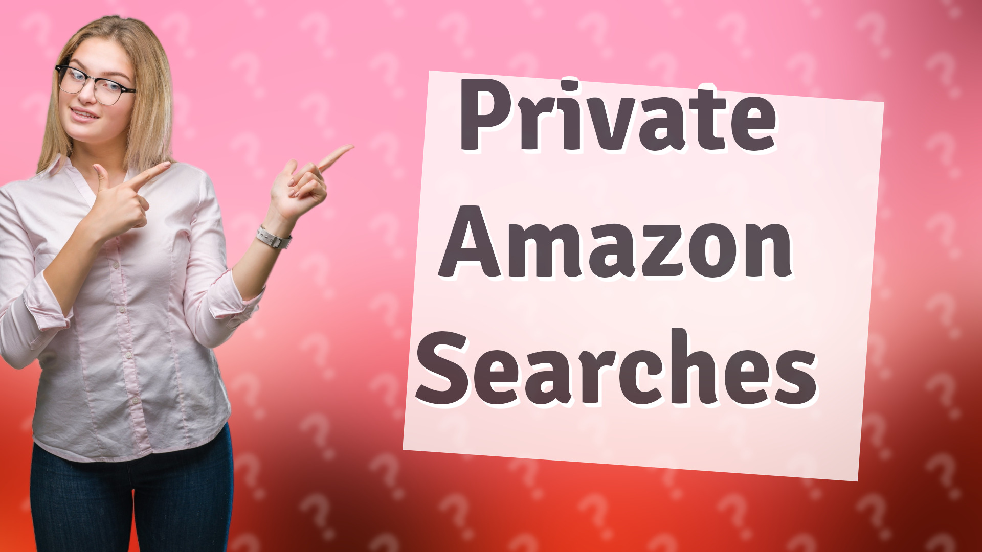 Private Amazon Searches